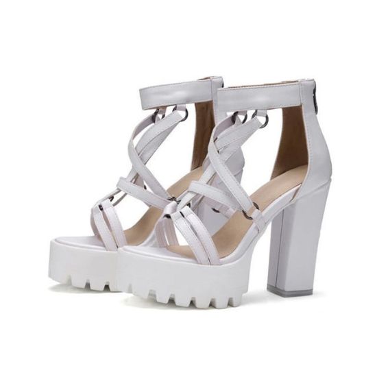 Picture of Ankle Strap Heels-black