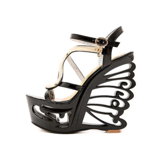 Picture of Black Faux Suede Ankle